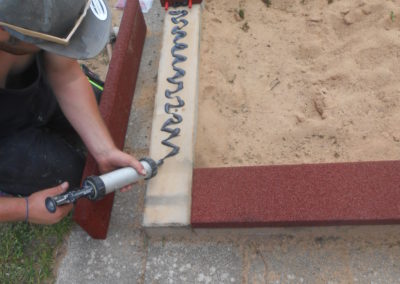 Spielplatz Gemeinde haßloch Randabdeckung